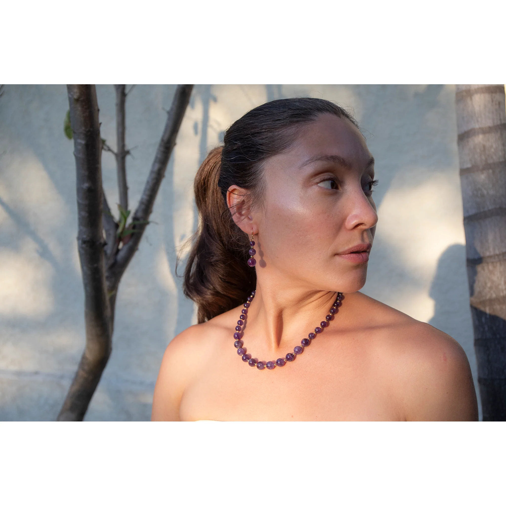 Amethyst Graduated Necklace - Image 3