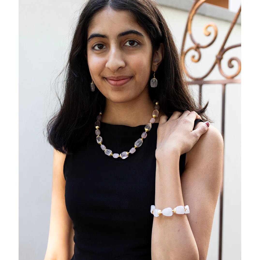 Rose Quartz Necklace - Image 4