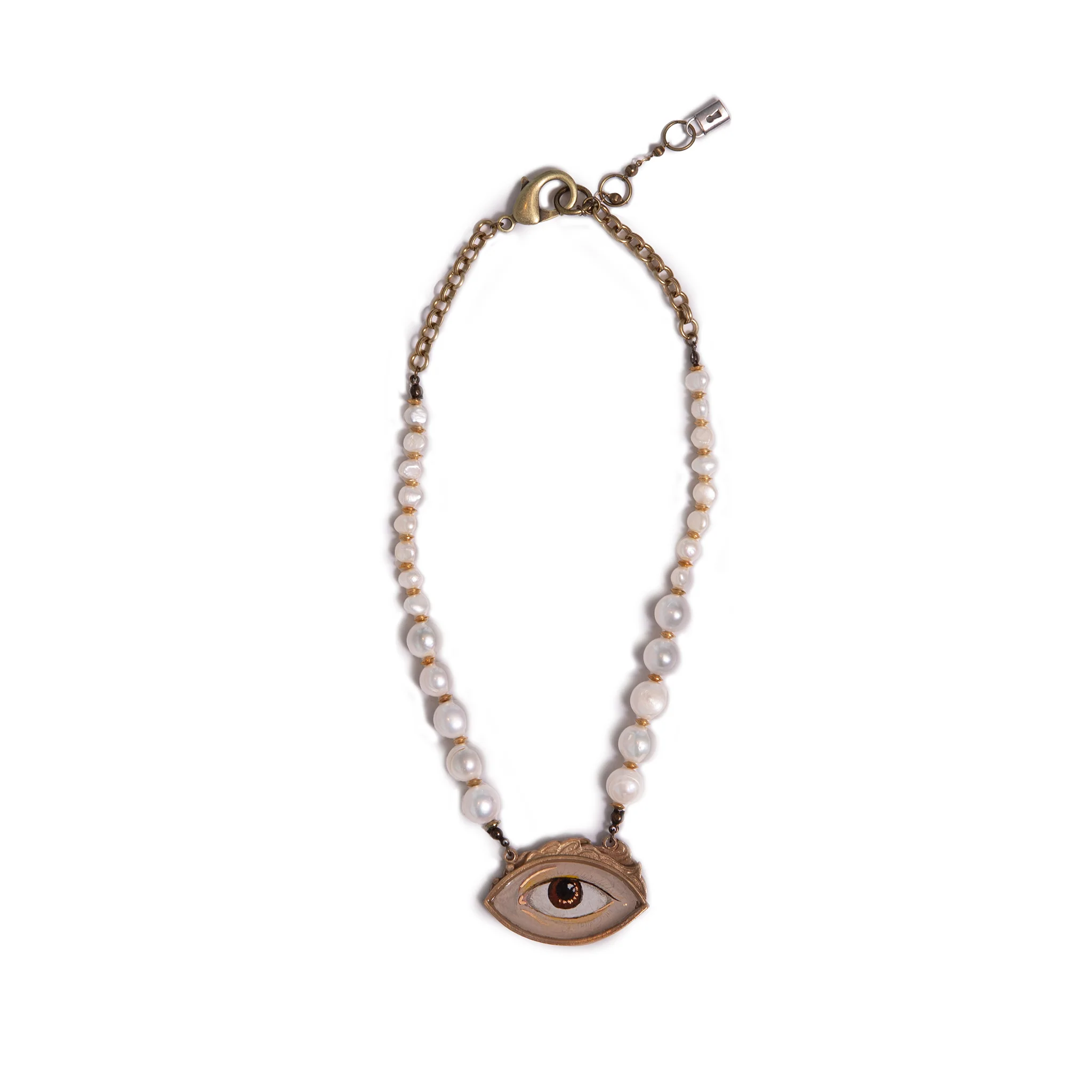 Lover's Eye Pearl Necklace - Image 2