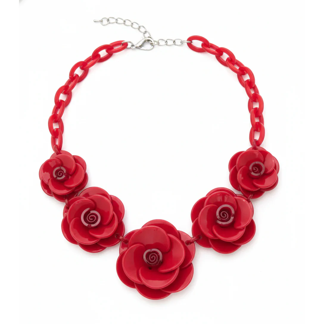 Acrylic Flower Necklace - Image 5