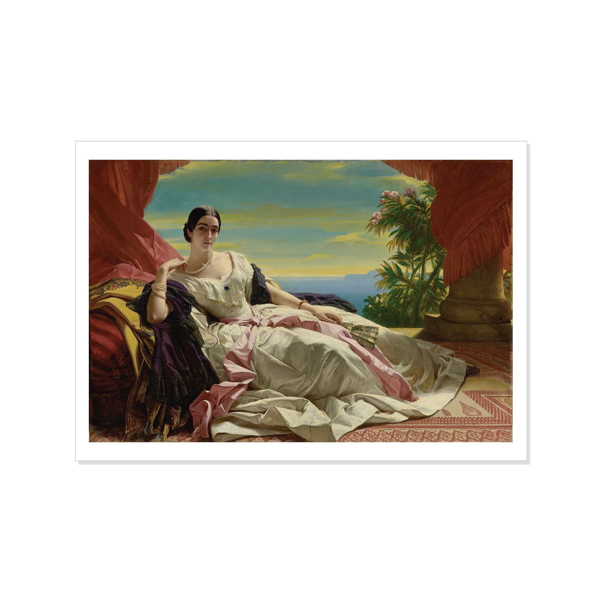 Winterhalter - Portrait of Leonilla - Postcard