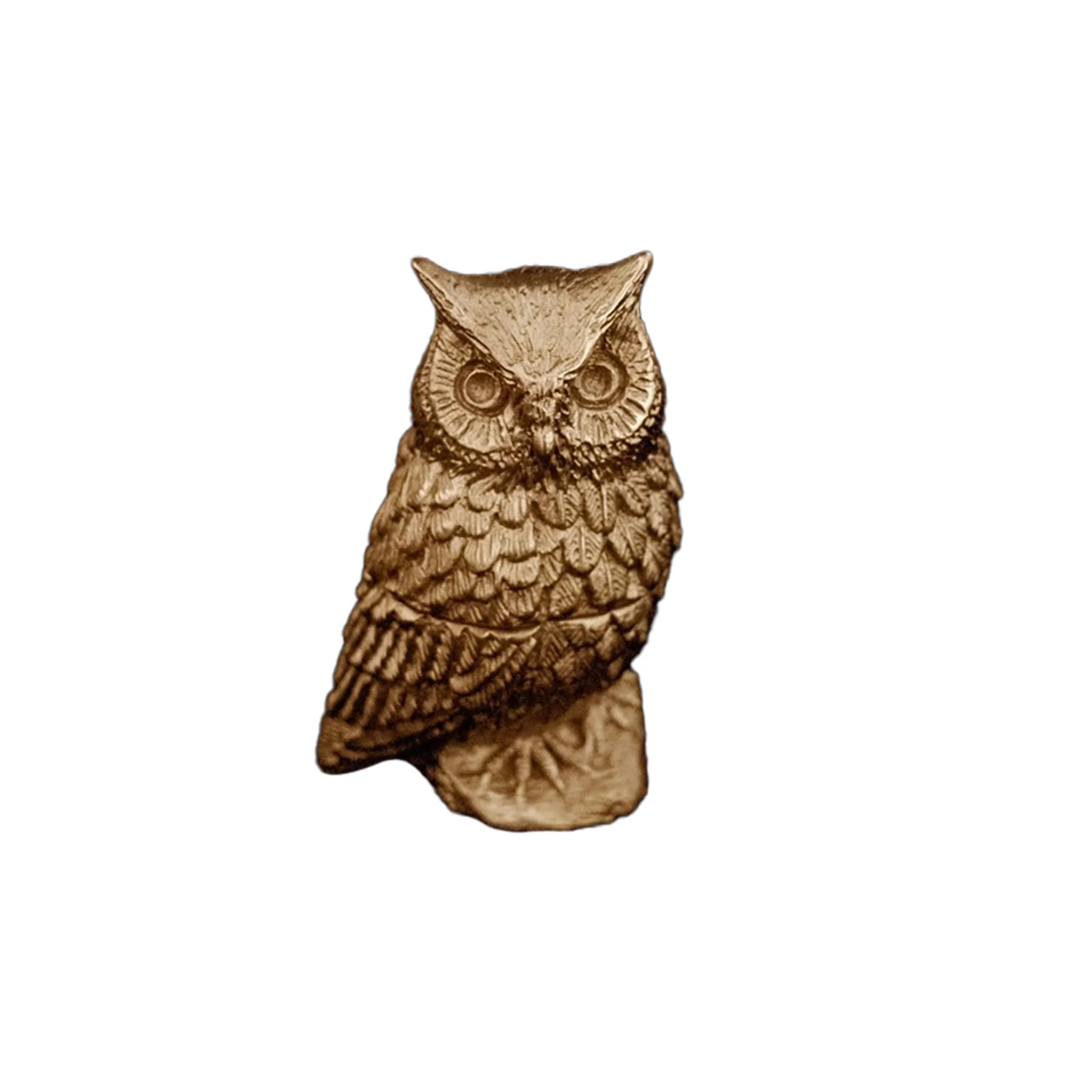 Pewter Screech Owl Box