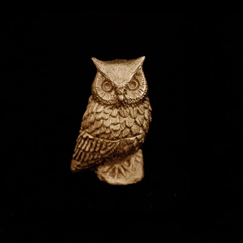 Pewter Screech Owl Box - Image 2