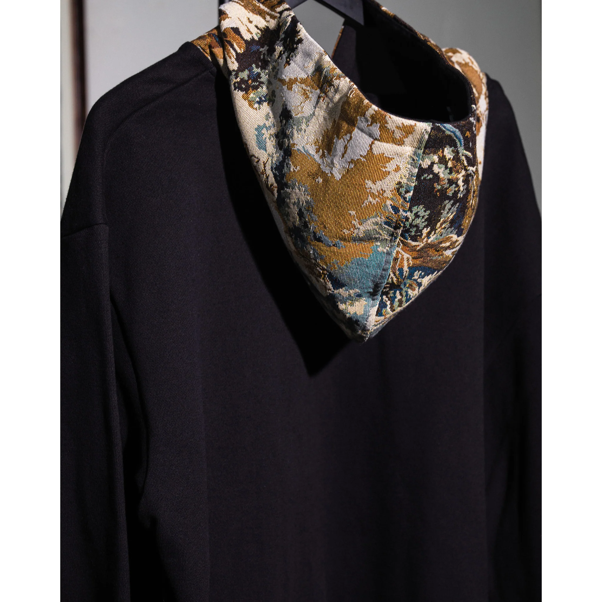 Psyche at the Basketmakers Jacquard Tapestry Hoodie - Black - Image 18
