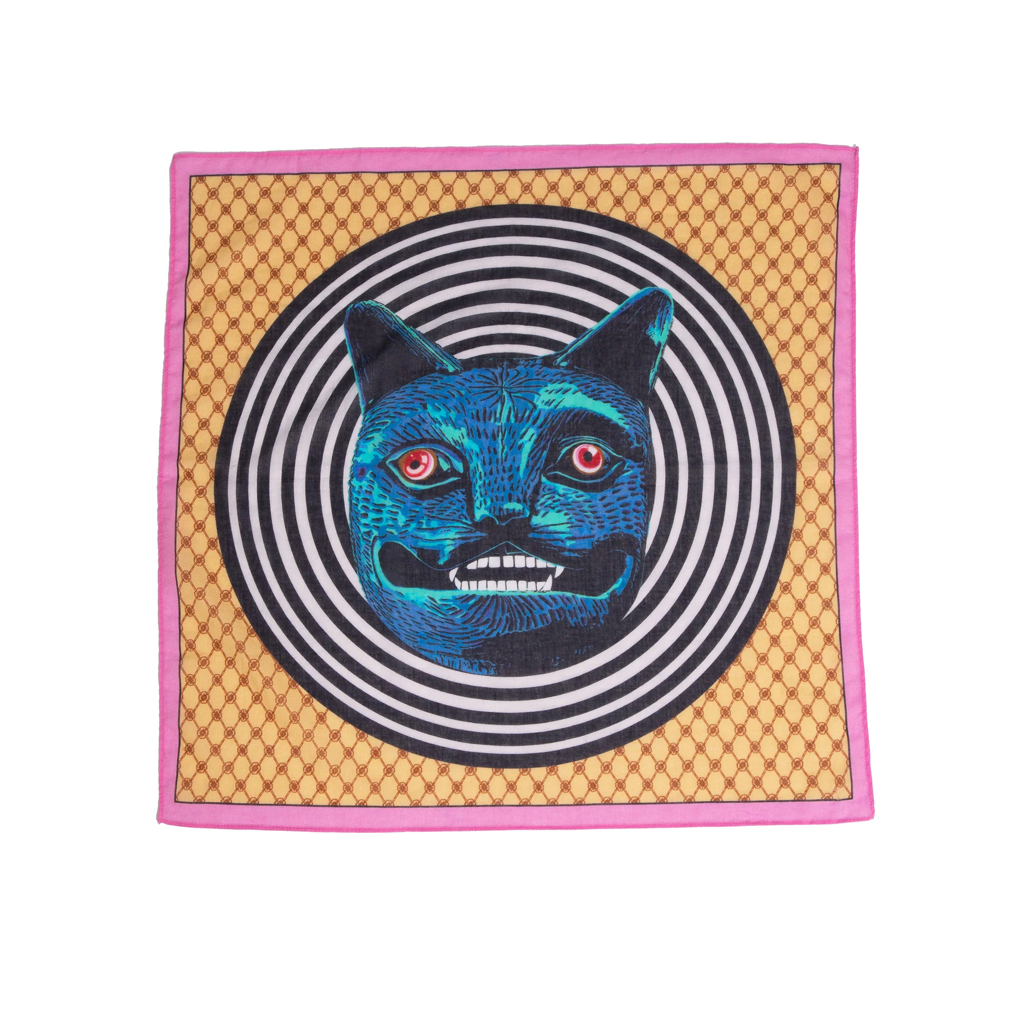Purrquoise Cotton Bandana