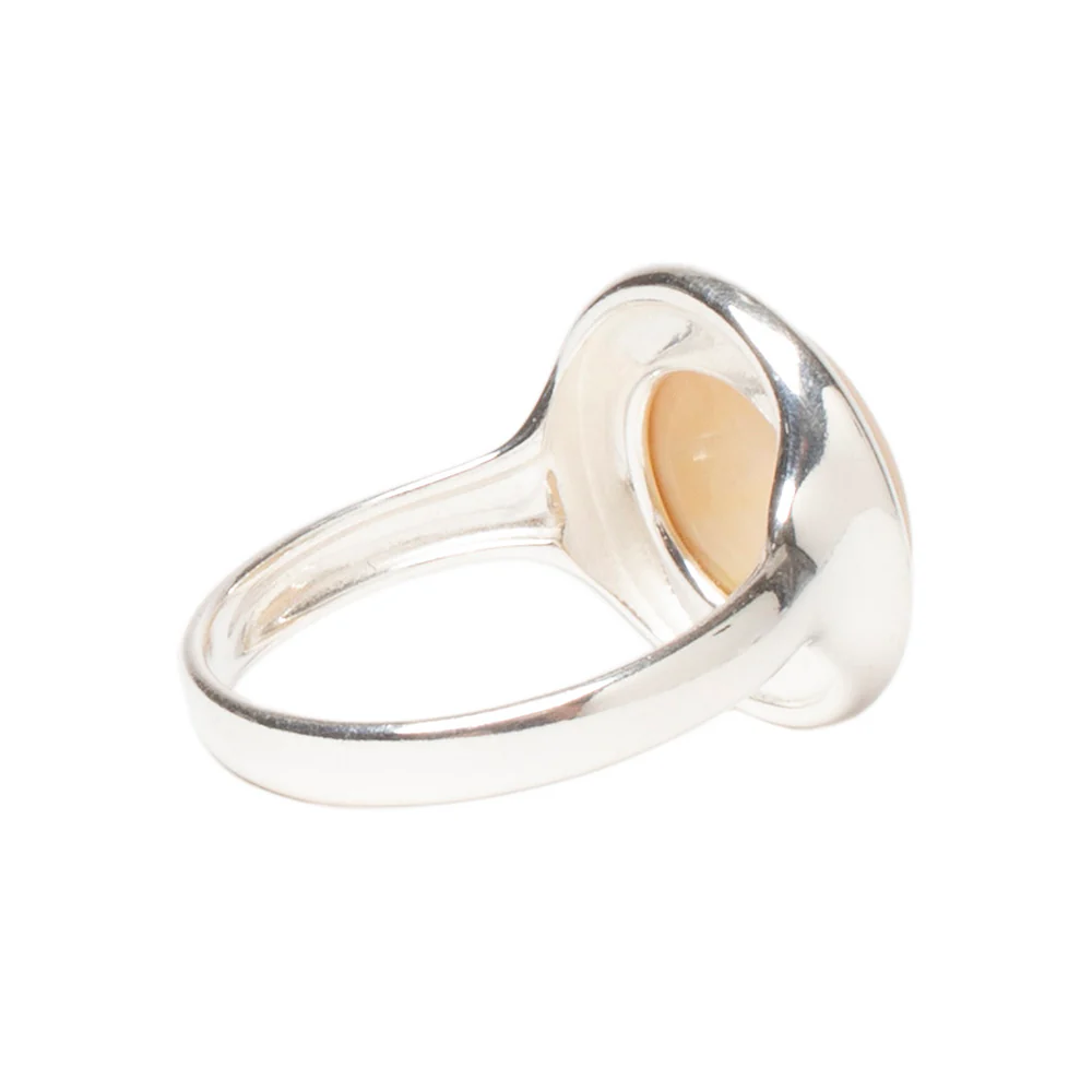 Round Mother-of-Pearl Ring - Image 3