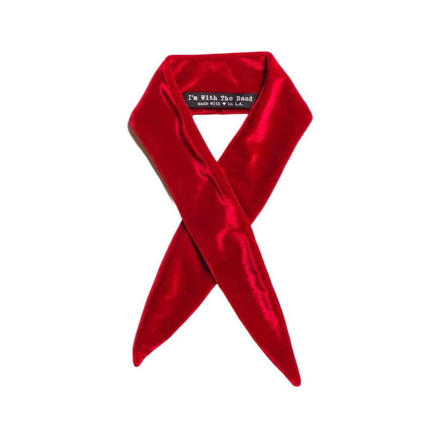 Scarlet Red Scarf Tie