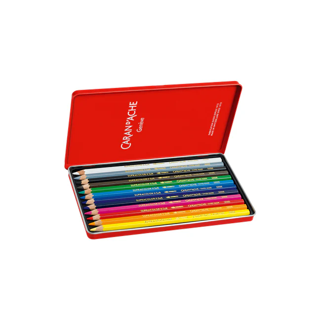 Supracolor Aquarelle Pencil Set - Box of 12 Colors - Image 2
