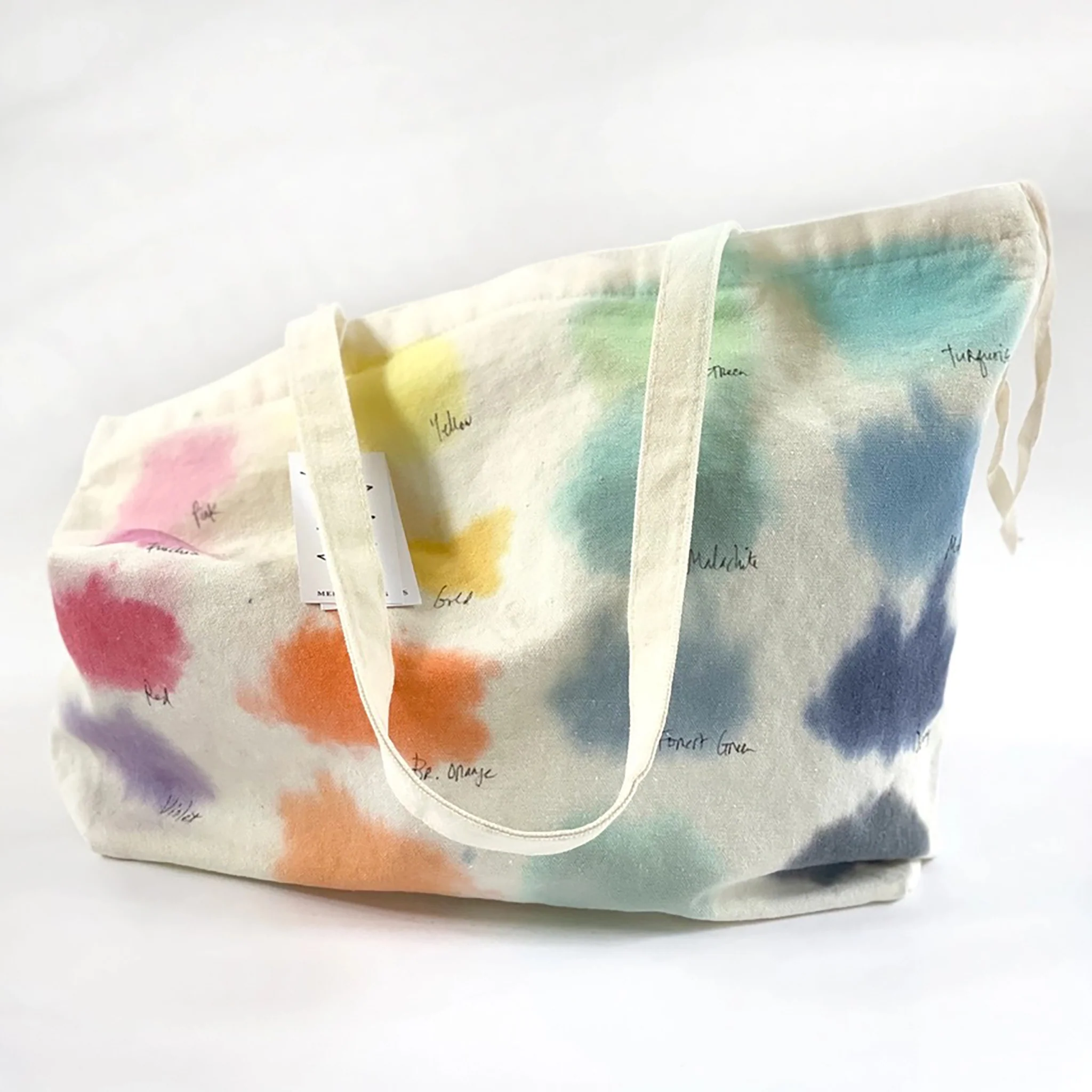 Color Study Hand Painted Zip Tote Bag - Image 2