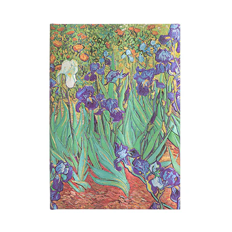 Midi Unlined Journal - Van Gogh Irises