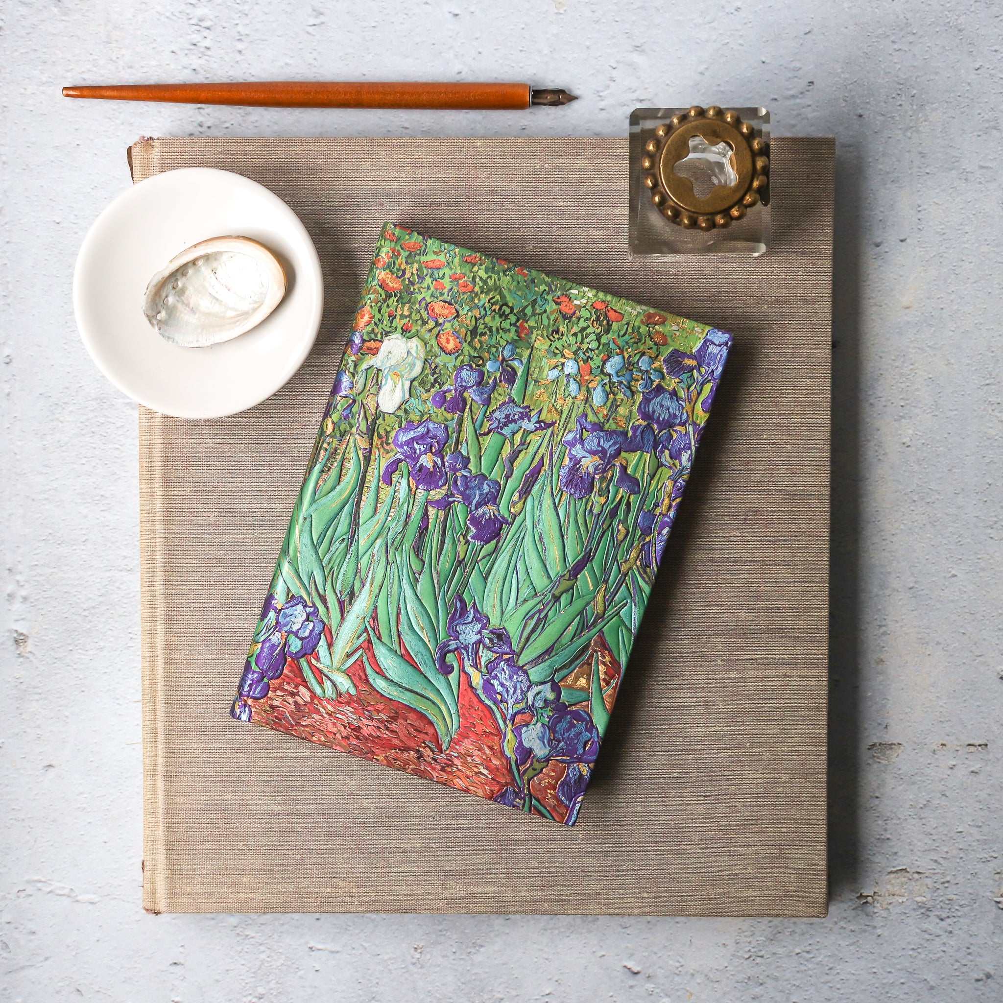 Midi Unlined Journal - Van Gogh Irises - Image 5