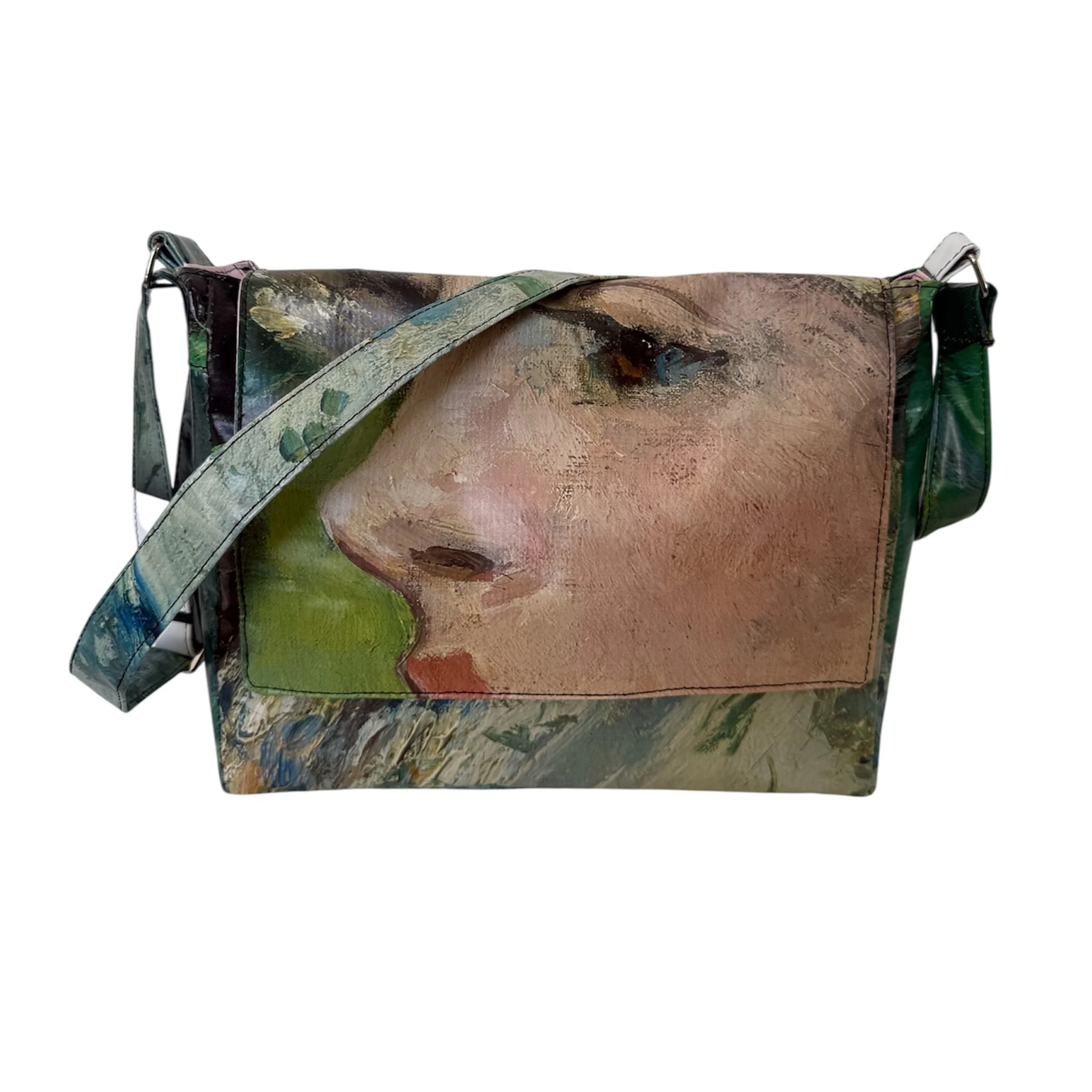 Upcycled Messenger Bag - Édouard Manet
