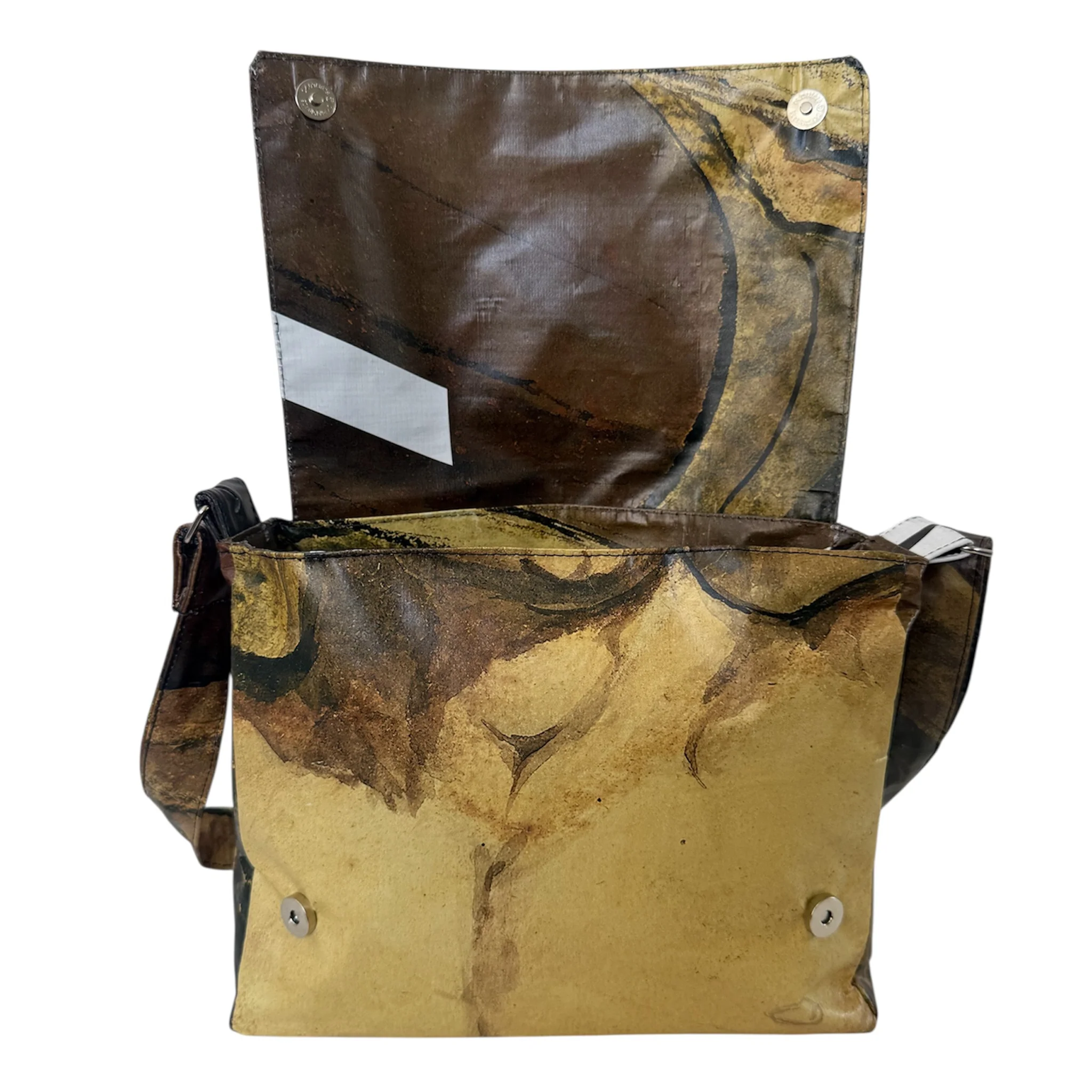 Upcycled Messenger Bag - William Blake - Image 2