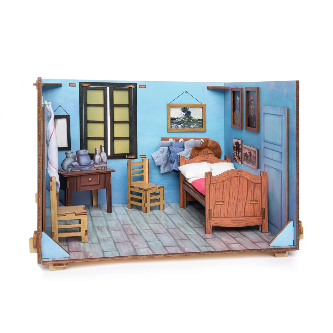 Van Gogh Bedroom In Arles - Miniature Wooden Room - Image 5