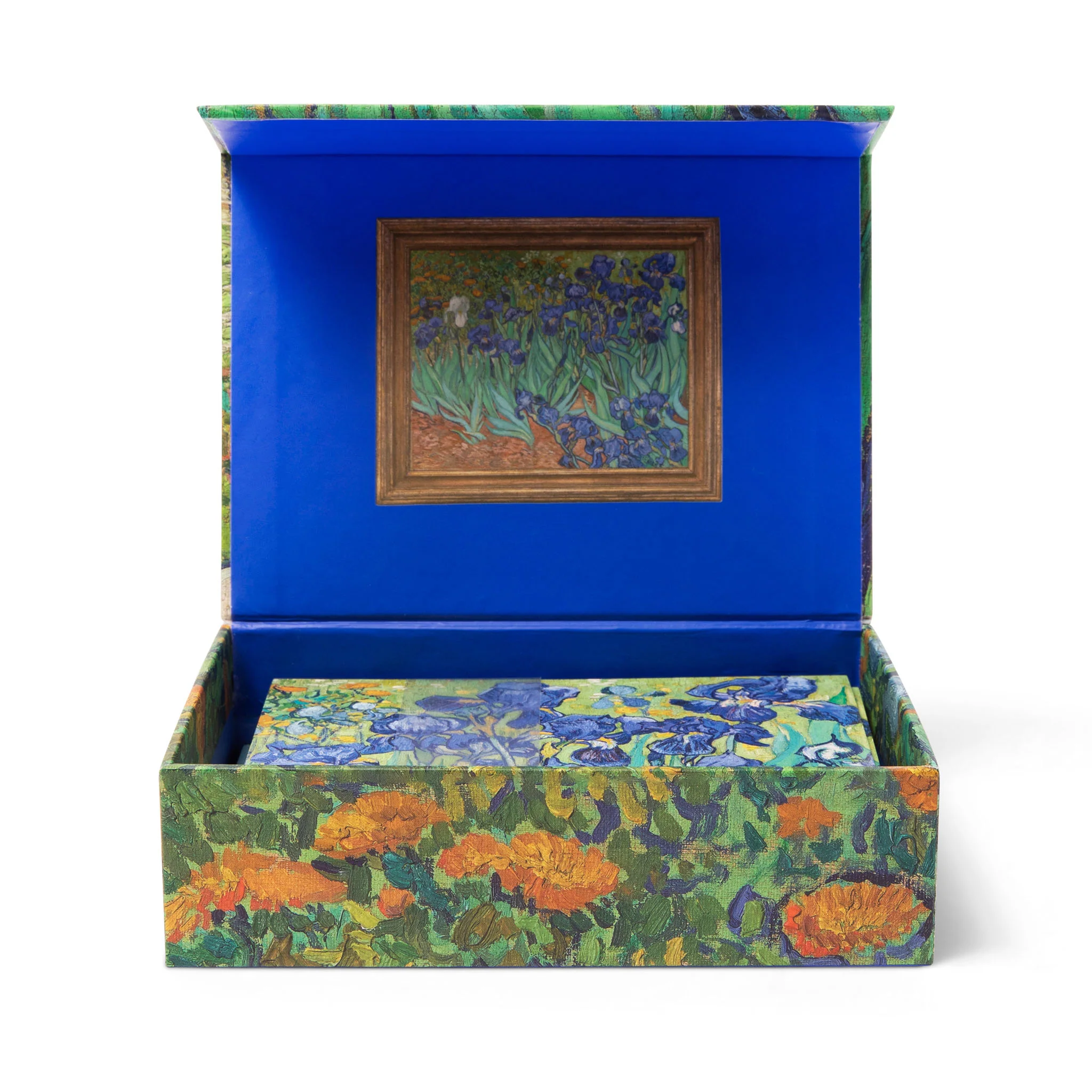 Van Gogh Irises Boxed Notecard Set - Image 2