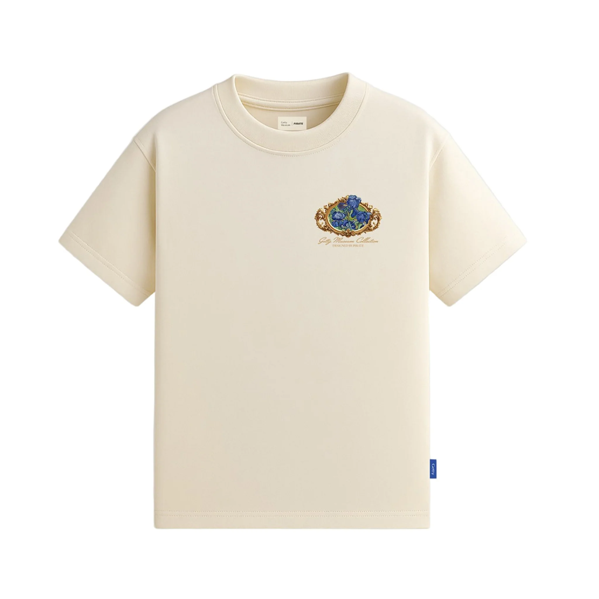Van Gogh Irises Graphic Tee - Cream