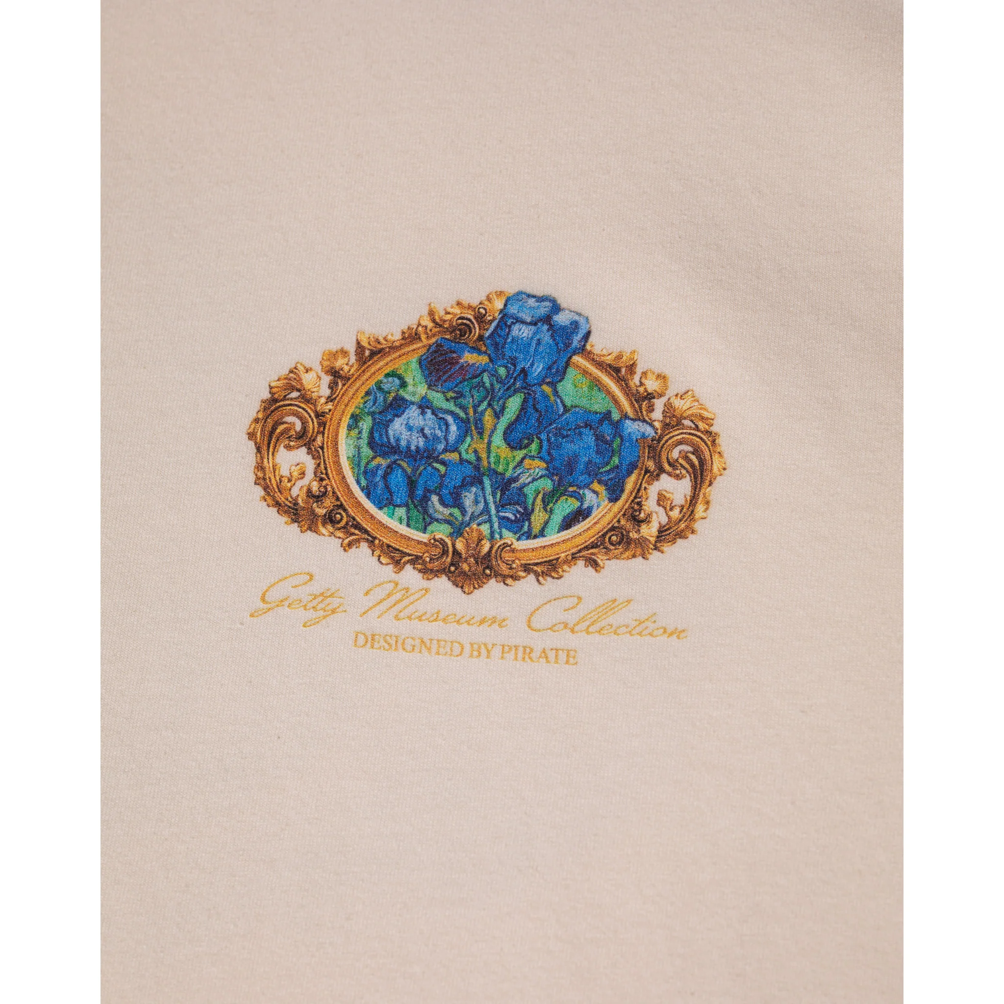 Van Gogh Irises Graphic Tee - Cream - Image 16