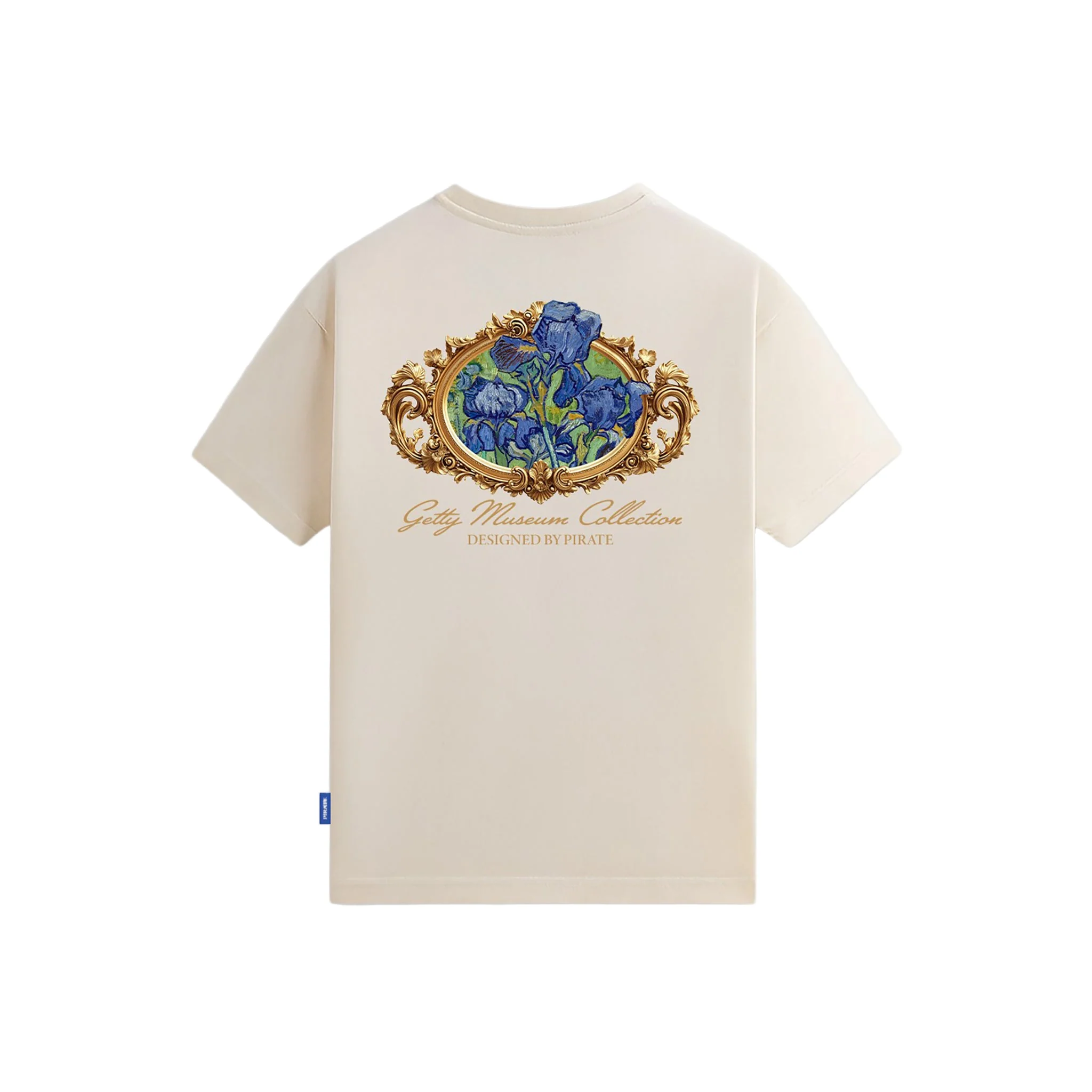 Van Gogh Irises Graphic Tee - Cream - Image 2