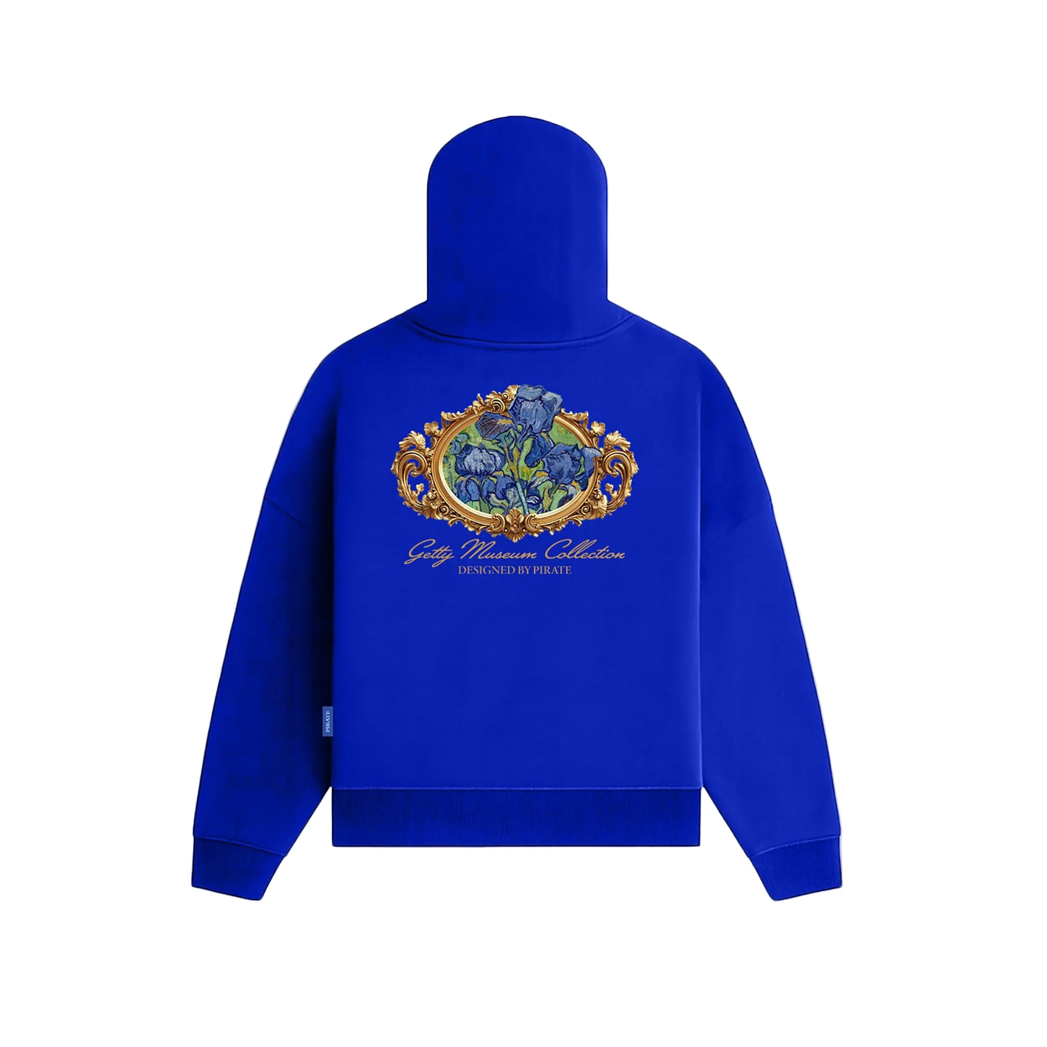 Van Gogh Irises Hoodie - Royal - Image 2