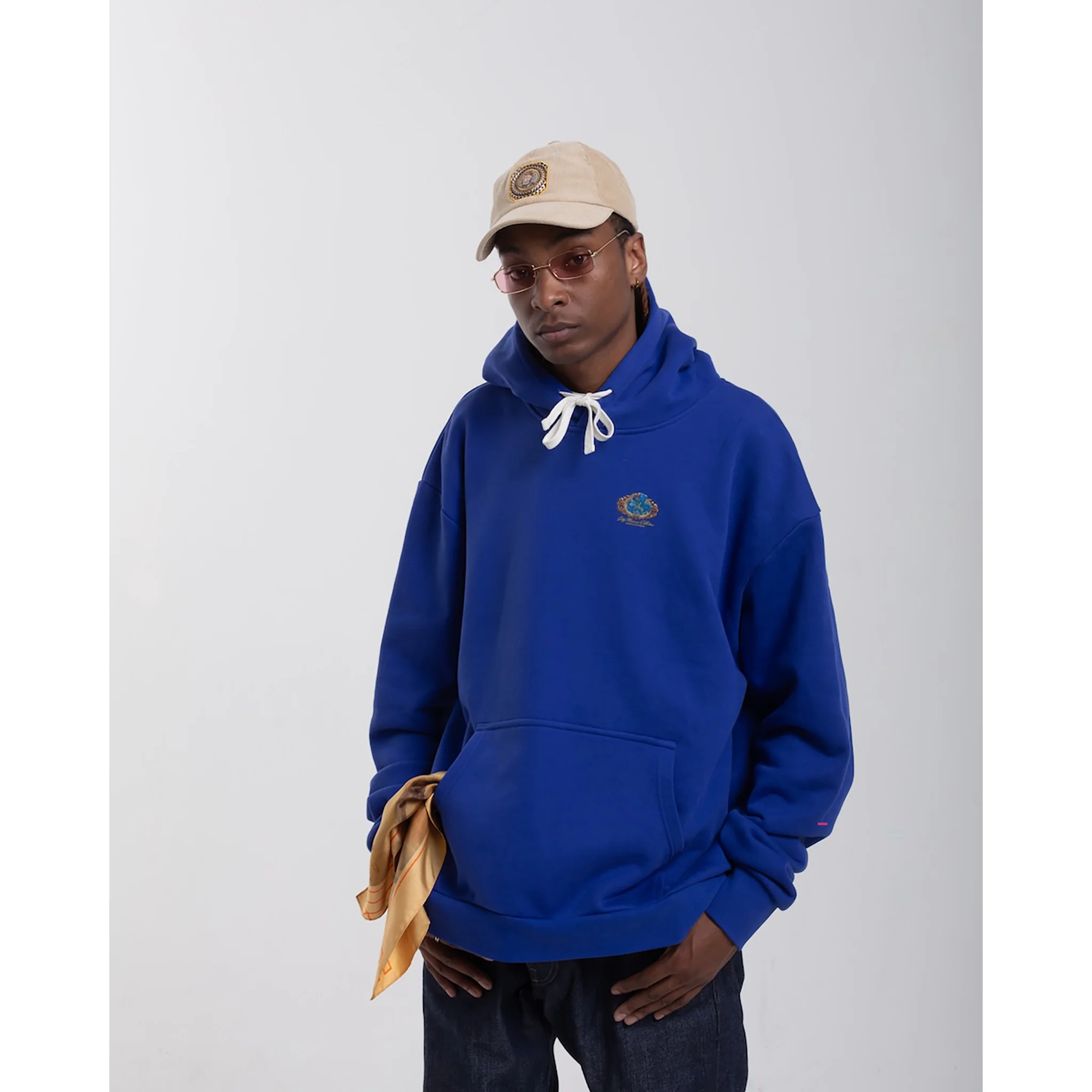 Van Gogh Irises Hoodie - Royal - Image 4
