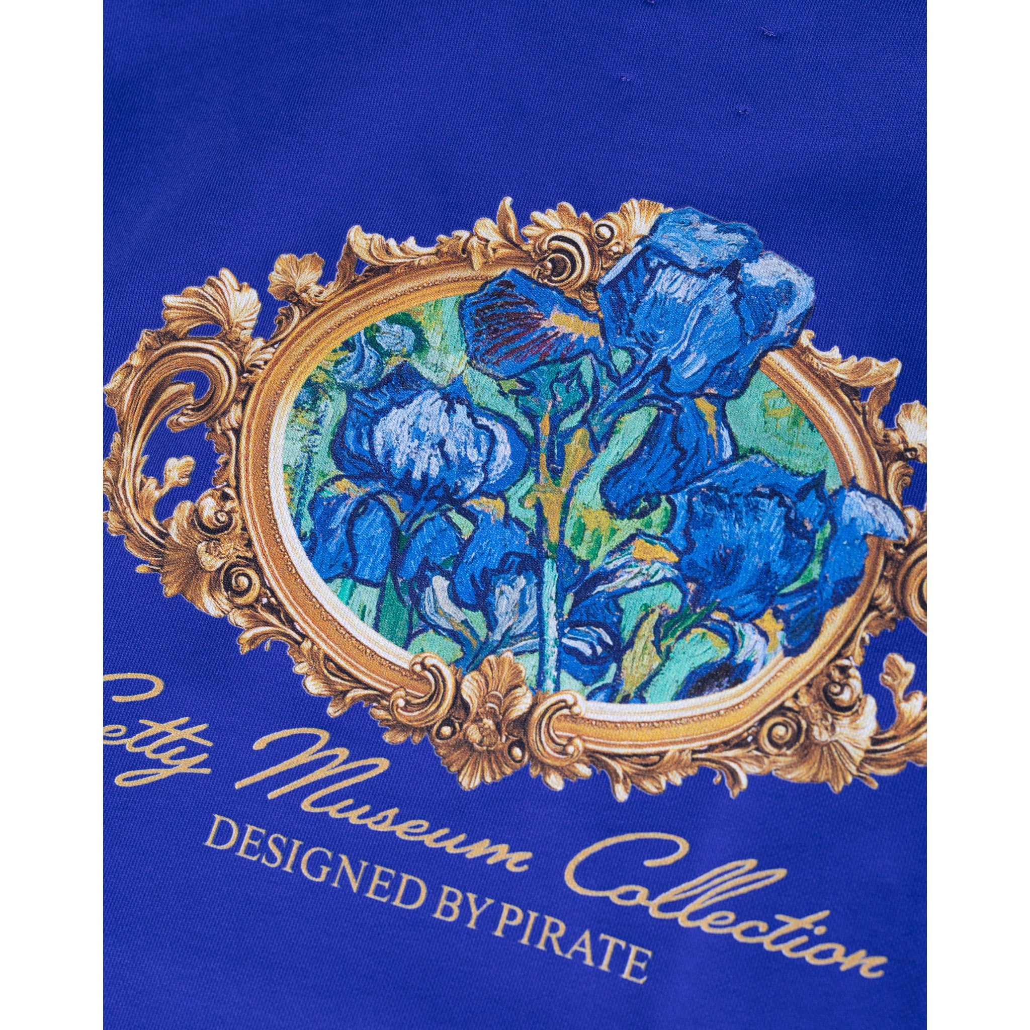 Van Gogh Irises Hoodie - Royal - Image 8