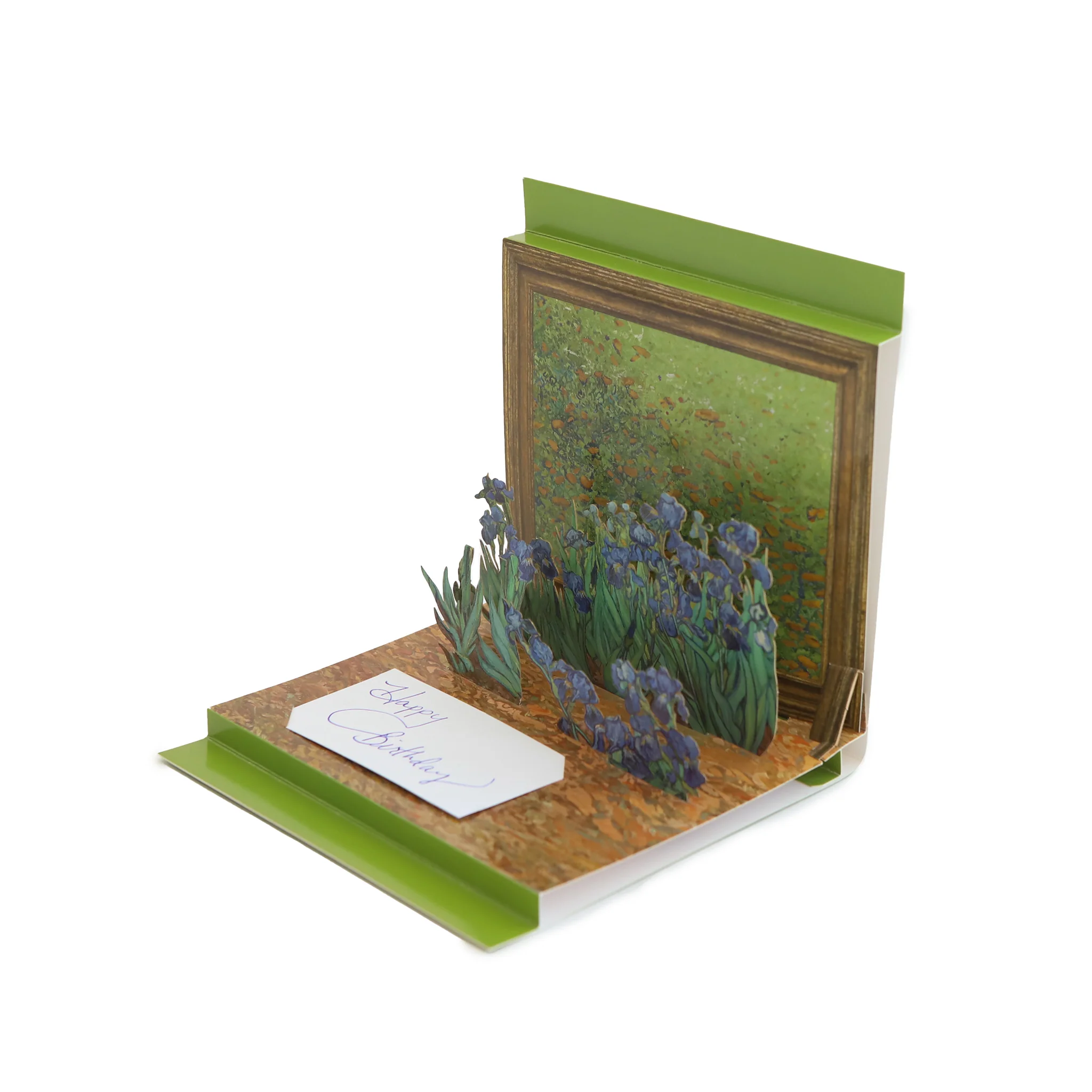 Van Gogh Irises - Pop-Up Card - Image 2