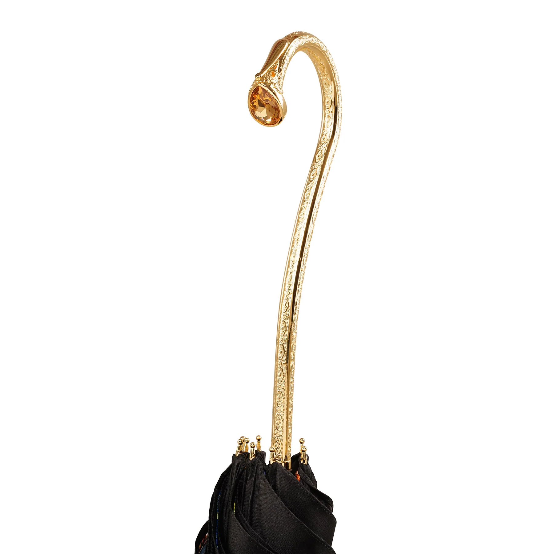 Van Gogh Irises Umbrella - Black - Image 4