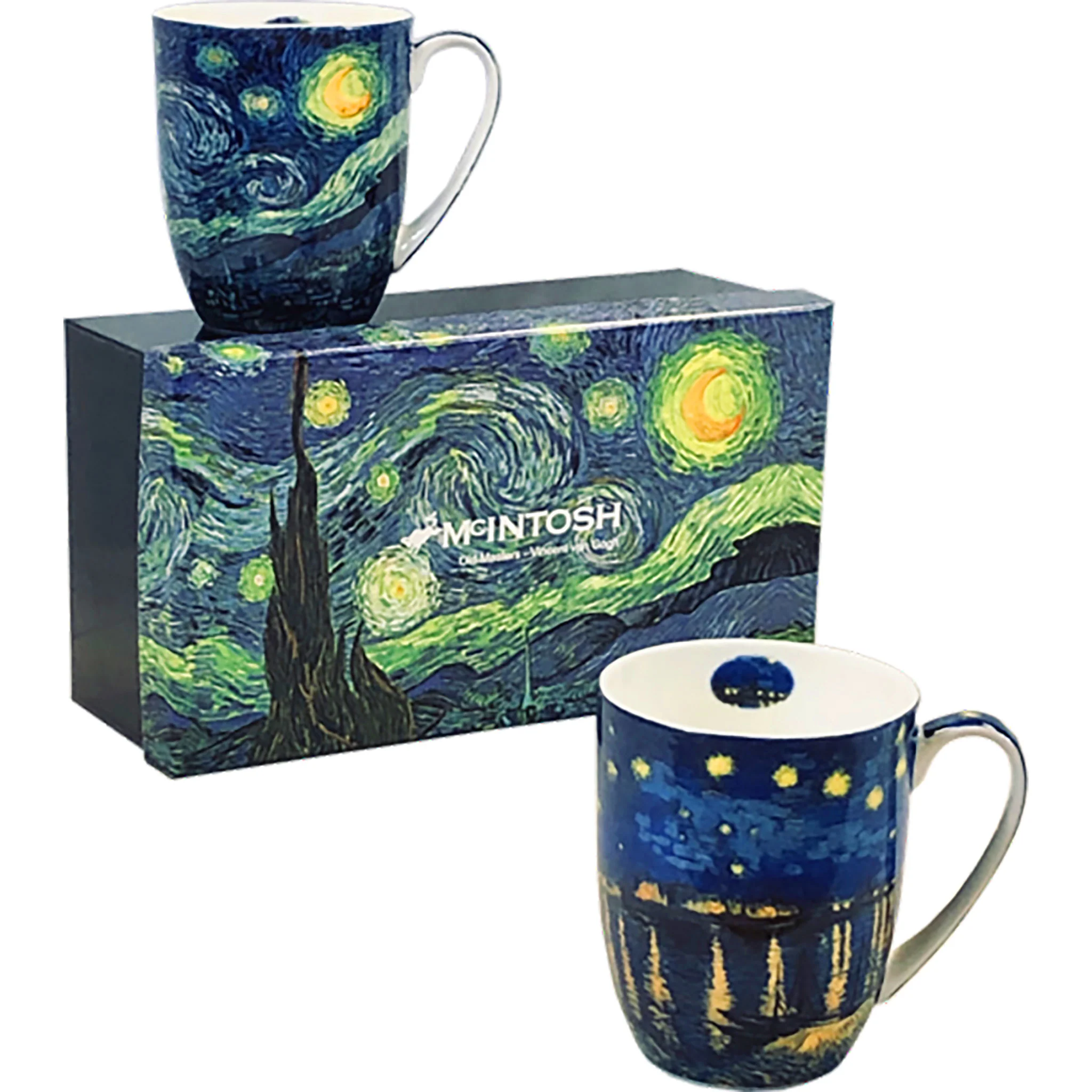 Van Gogh Starry Night Mug Pair - Image 2