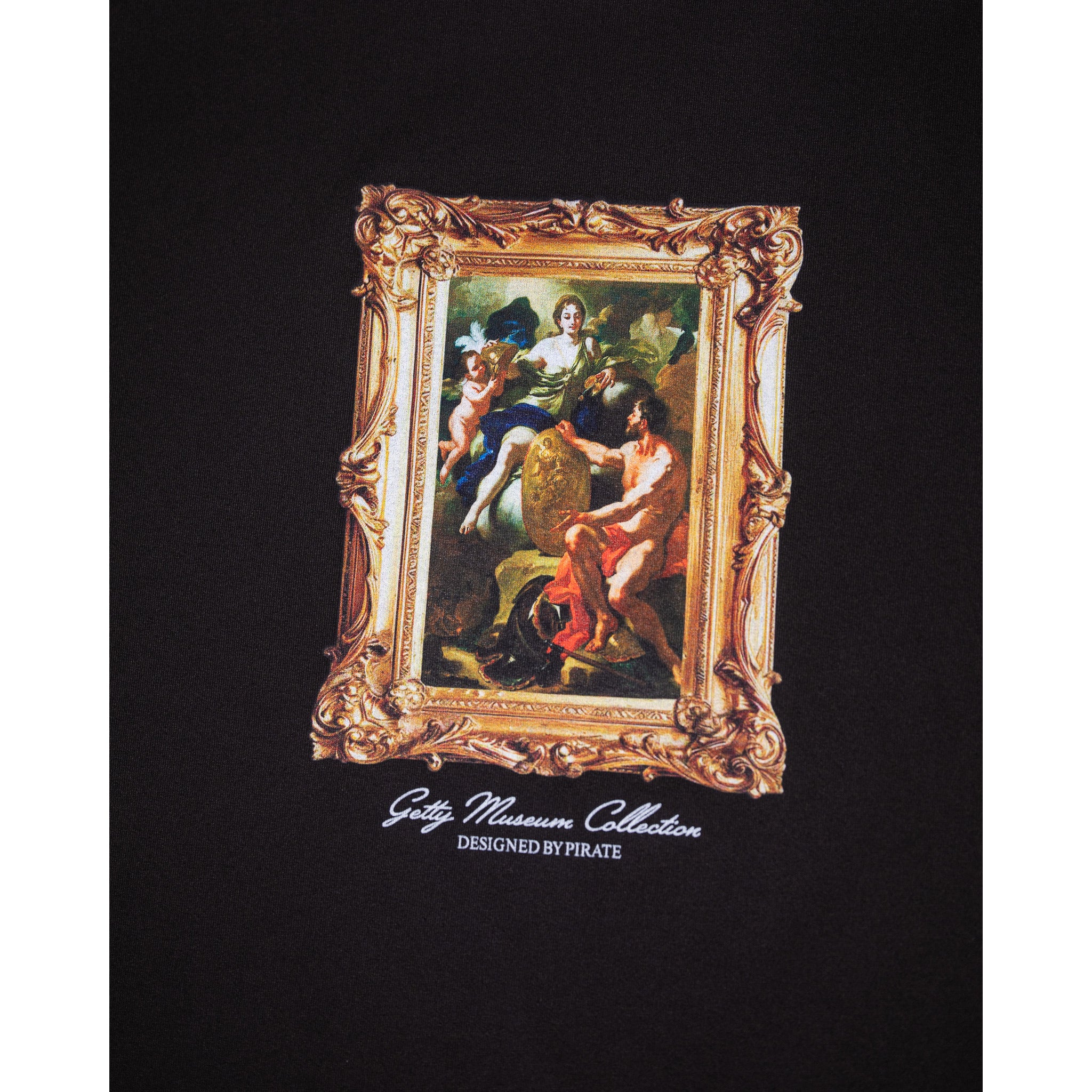 Venus at the Forge of Vulcan Framed Graphic Tee - Black - Image 8