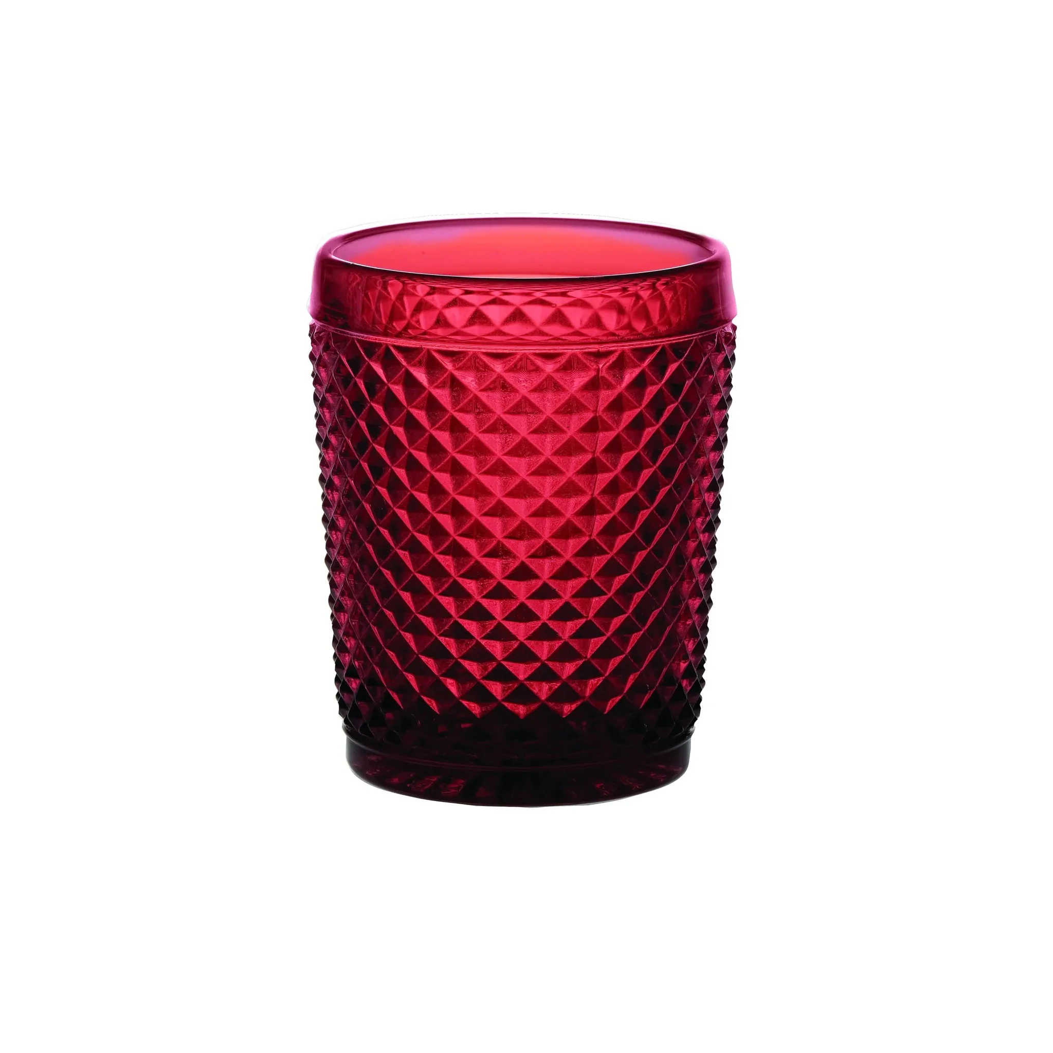 Vintage Style Glass - Red