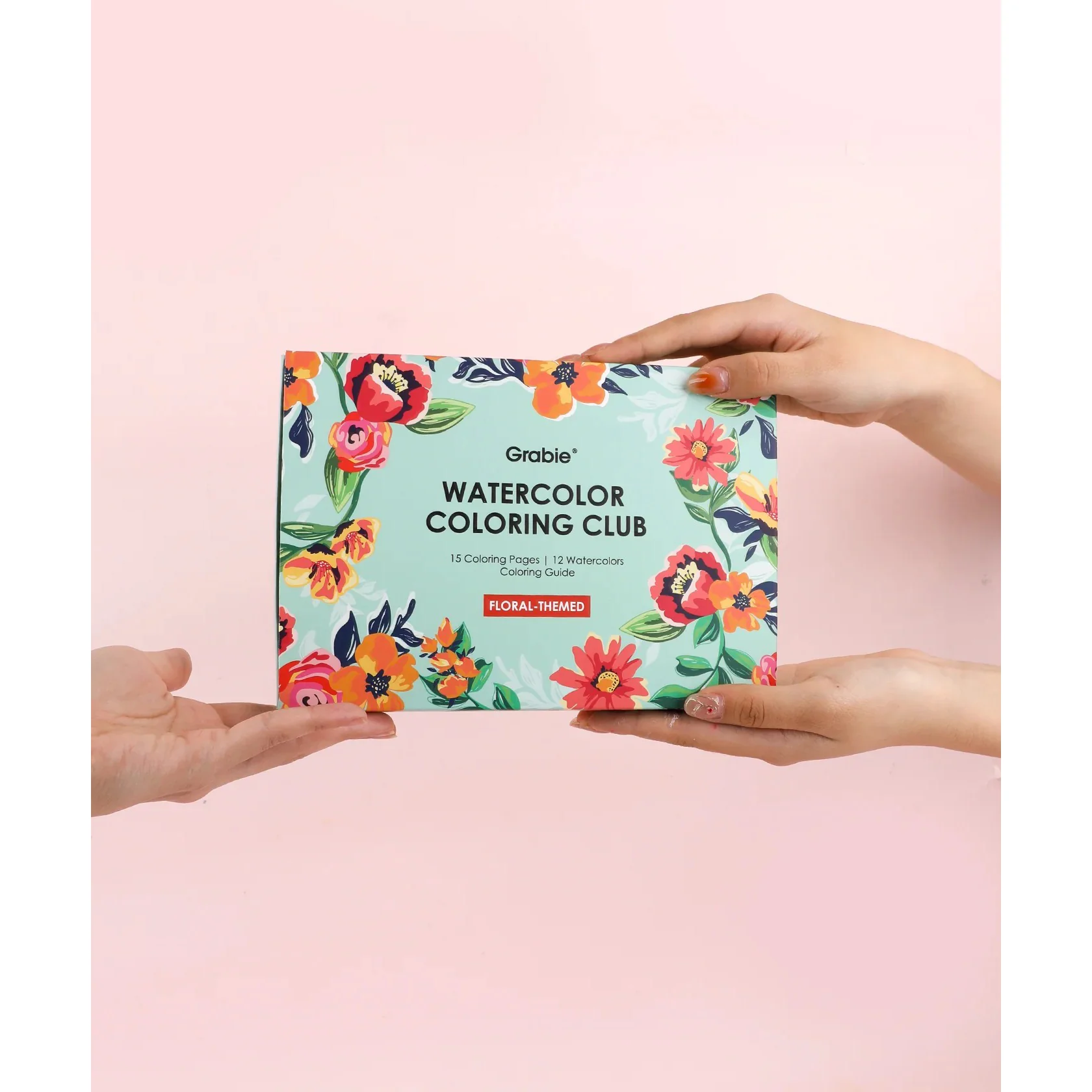 Watercolor Coloring Box - Floral - Image 2
