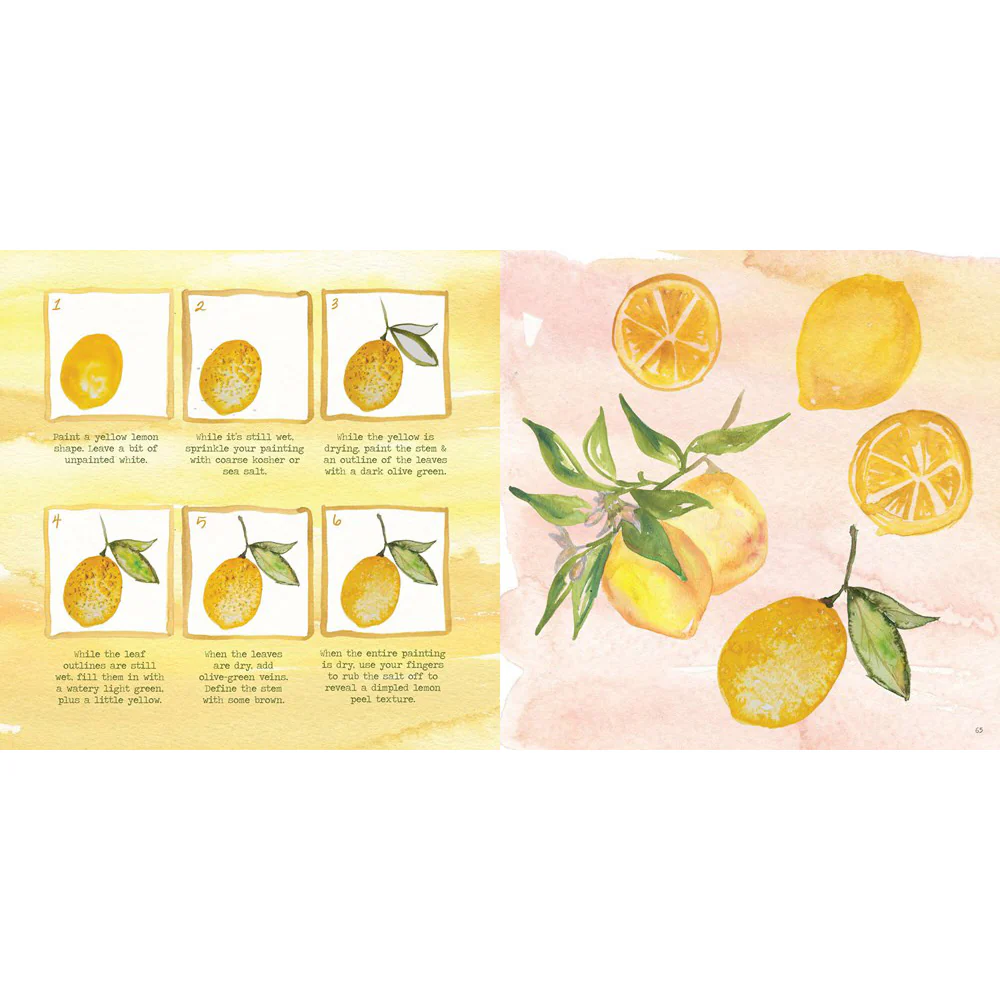 The Watercolor Feast: Learn to Paint Simple Fruits, Vegetables and Flowers - Image 3