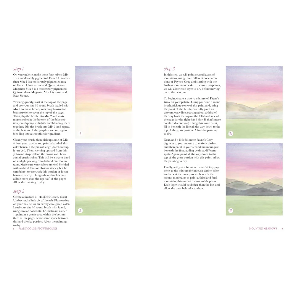 Watercolor Flowerscapes: Make Showstopping Paintings Using Gorgeous Pressed Flowers - Image 4